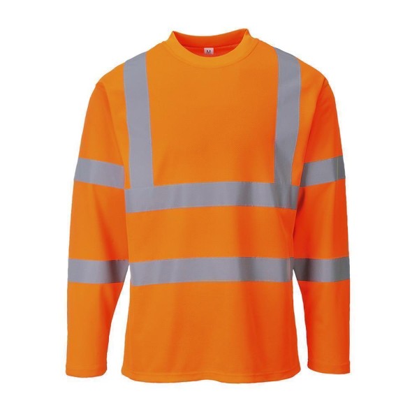Warnschutz Langarm T-Shirt, S278, Orange