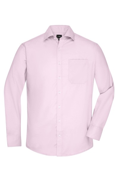 Men&#039;s Shirt Longsleeve Micro-Twill JN682, light-pink