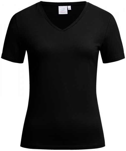 D-Shirt V-Neck 1/2 RF, schwarz