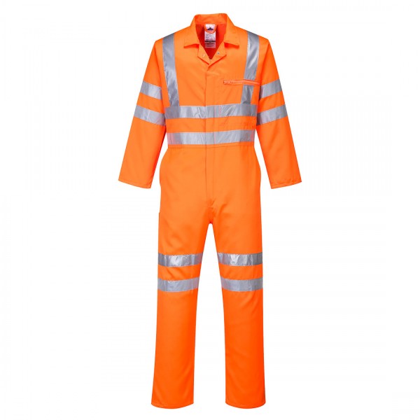 Warnschutz Polyester-Baumwoll Overall RIS, RT42, Orange