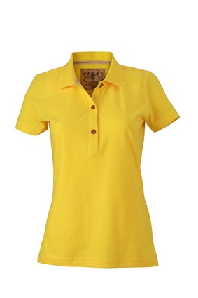 Ladies&#039; Vintage Polo, Polos, sun-yellow