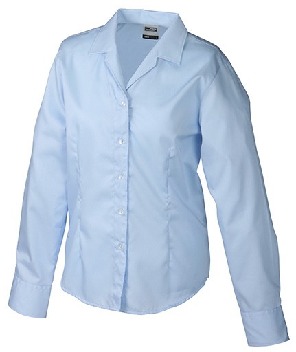 Ladies&#039; Business Blouse Long-Sleeved, Hemden/Blusen, light-blue