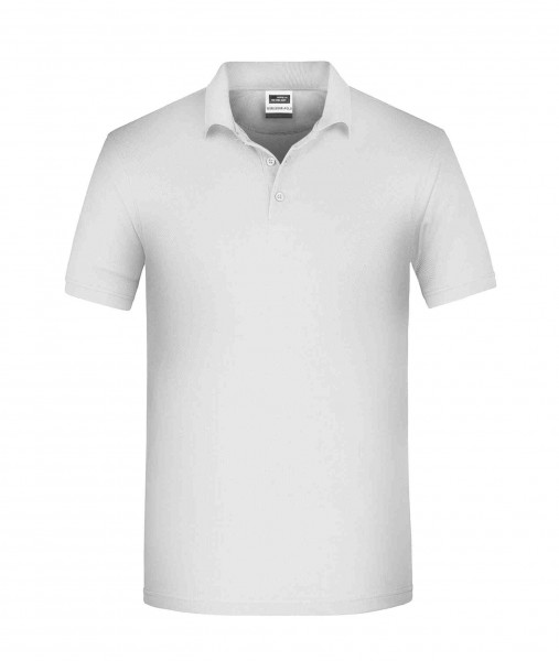 Men&#039;s BIO Workwear Polo JN874, white