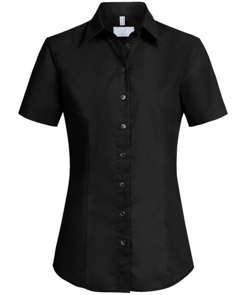 Damen-Bluse 1/2 RF Basic, schwarz