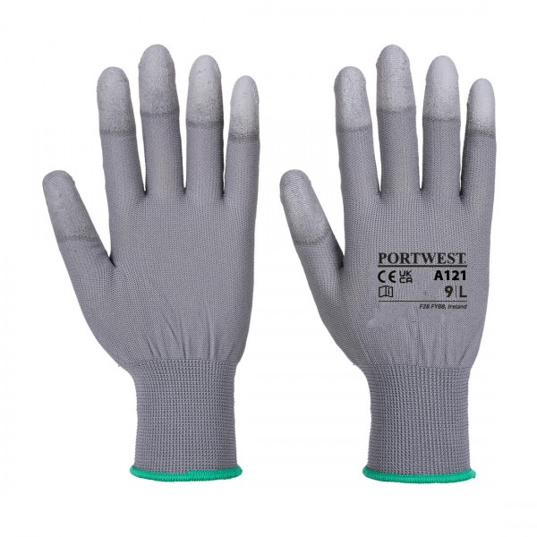 PU-Fingerkuppen Handschuh, A121, Grau