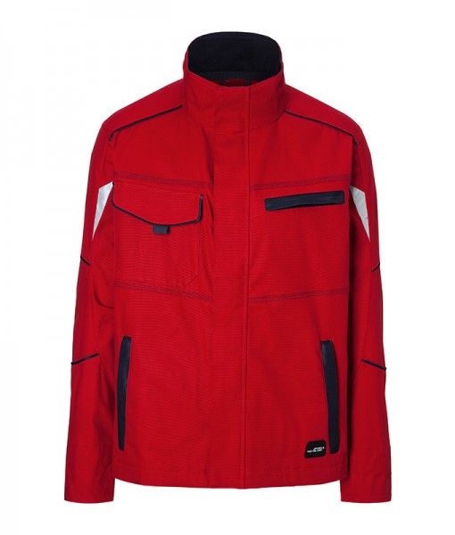 Workwear Jacket - COLOR - JN849, red/navy