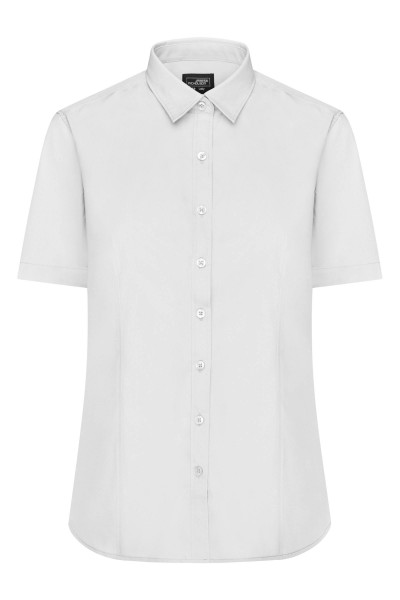 Ladies&#039; Shirt Shortsleeve Poplin JN679, white