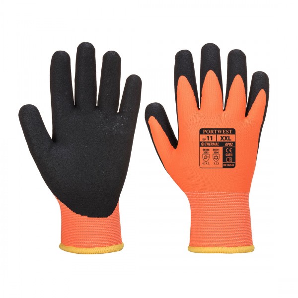Thermo Pro Ultra Handschuh, AP02, Orange/Schwarz