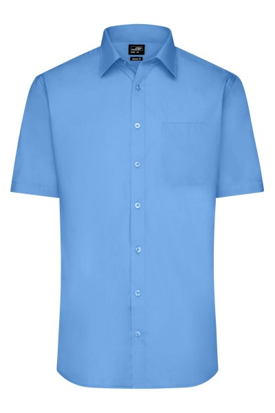 Men&#039;s Shirt Shortsleeve Poplin JN680, aqua