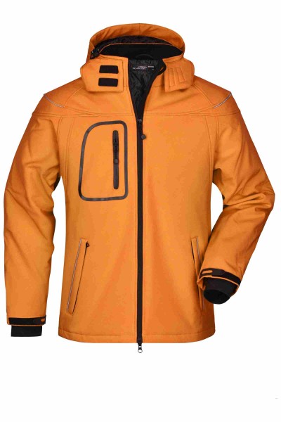 Men’s Winter Softshell Jacket JN1000, orange