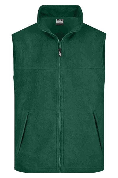 Fleece Vest JN045, dark-green