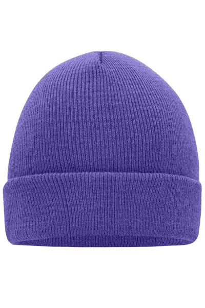 Knitted Cap, dark-purple, MB7500, one size