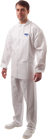 BizTex Mikroporöse Jacke und Hose Typ 6PB White, 50 Stück