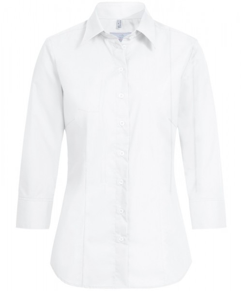 Damen-Bluse 3/4 RF Basic, weiß