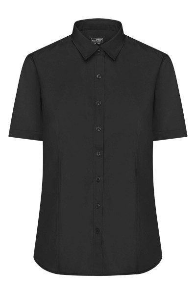 Ladies&#039; Shirt Shortsleeve Poplin JN679, black