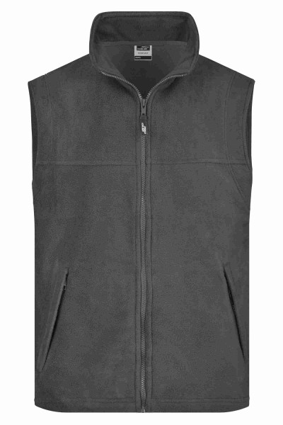 Fleece Vest JN045, dark-grey