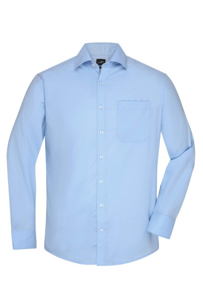Men&#039;s Shirt Longsleeve Micro-Twill JN682, light-blue