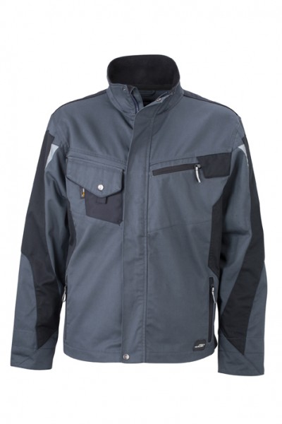 Workwear Jacket - STRONG - JN821, carbon/black