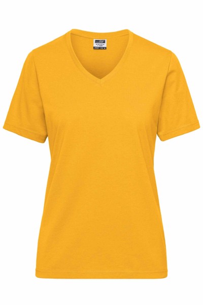 Ladies&#039; BIO Workwear T-Shirt JN1807, gold-yellow
