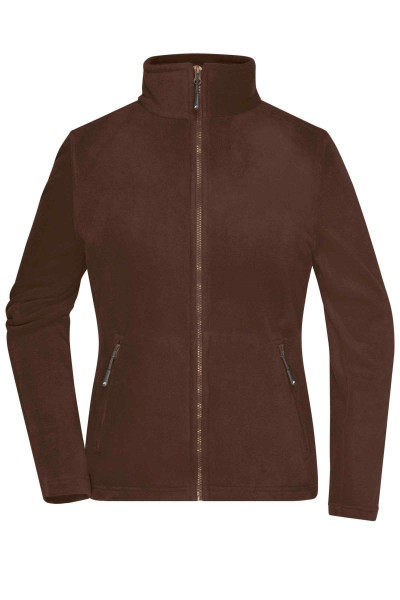 Ladies&#039; Fleece Jacket JN781, brown