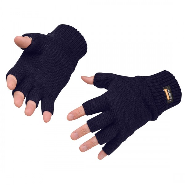 Fingerfreie Insulatex Strick-Handschuhe, GL14, Navy