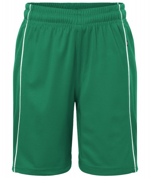 Basic Team Shorts Junior JN387K, green/white