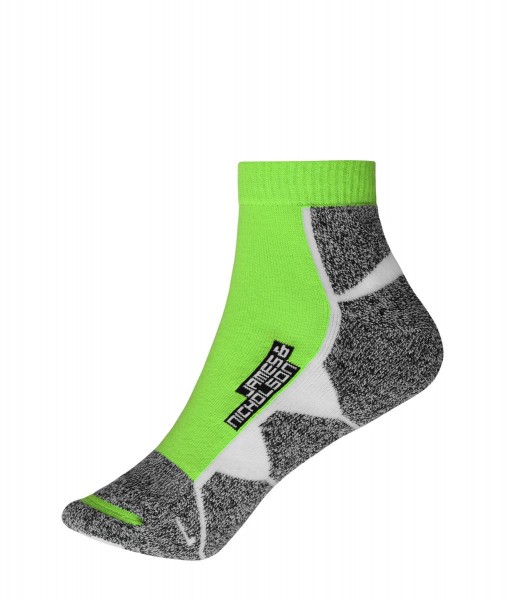 Sport Sneaker Socks JN214, bright-green/white