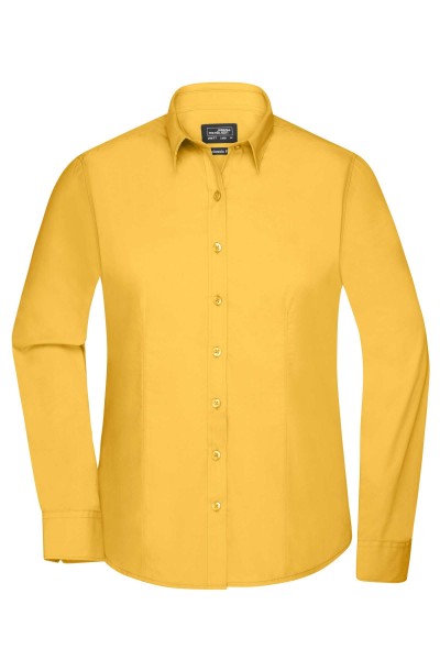Ladies&#039; Shirt Longsleeve Poplin JN677, yellow