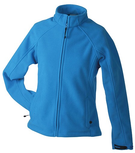 Ladies' Bonded Fleece Jacket, Jacken, aqua/navy