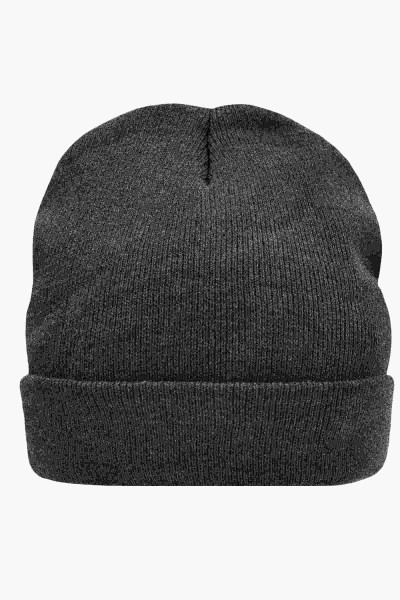 Knitted Cap Thinsulate™, dark-grey-melange, MB7551, one size