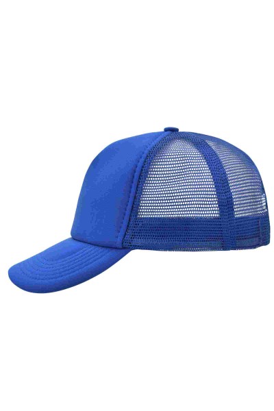 5 Panel Polyester Mesh Cap, royal, MB070, one size