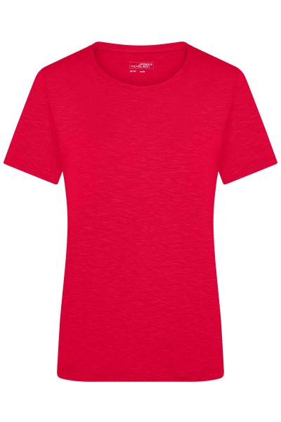 Ladies&#039; Slub T-Shirt JN749, red