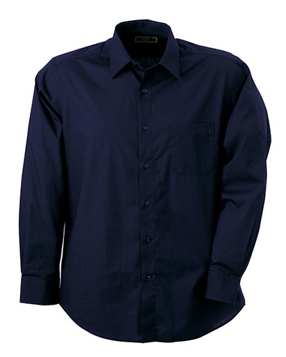 Men's Shirt Classic Fit Long, Hemden/Blusen, navy