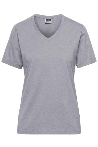Ladies&#039; BIO Workwear T-Shirt JN1807, grey-heather