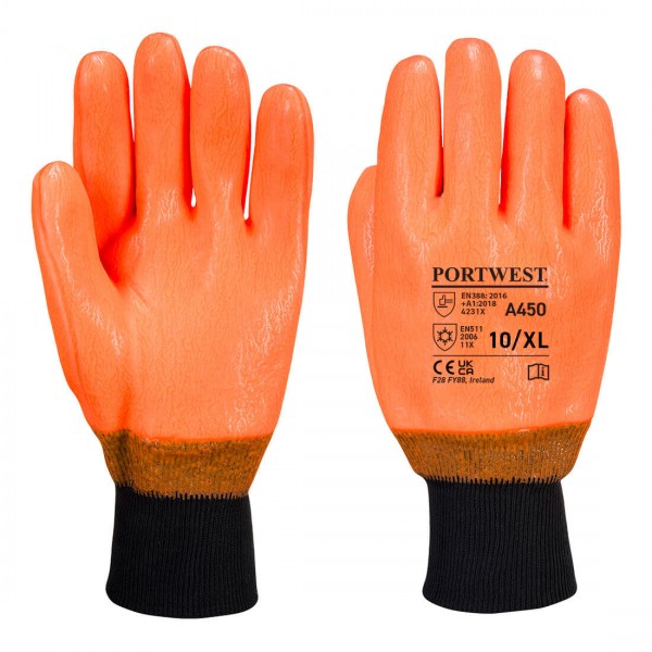 Witterungsbeständiger Hi-Vis-Handschuh, A450, Orange