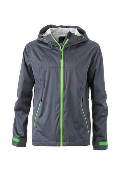 Men&#039;s Outdoor Jacket JN1098, iron-grey/green