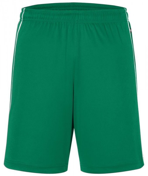 Basic Team Shorts JN387, green/white