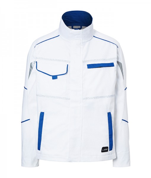 Workwear Jacket - COLOR - JN849, white/royal