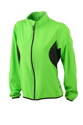 Ladies' Running Jacket, Jacken, fluo-green/black
