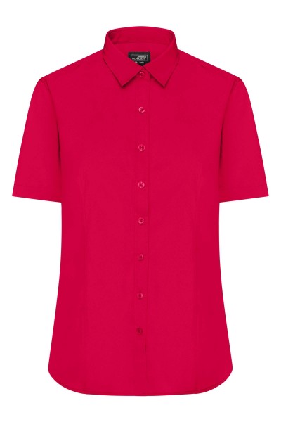 Ladies&#039; Shirt Shortsleeve Poplin JN679, red