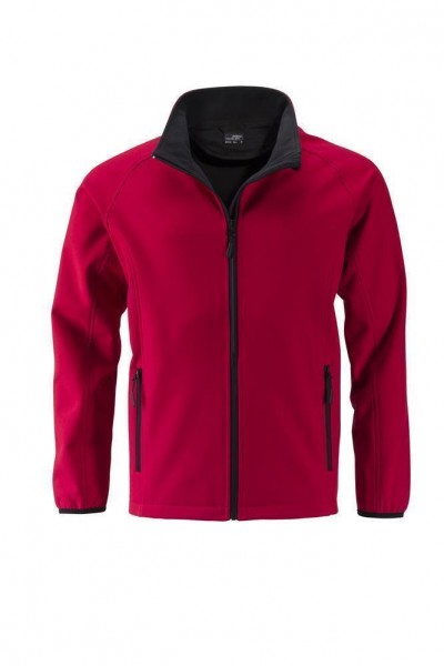 Men&#039;s Promo Softshell Jacket JN1130, red/black