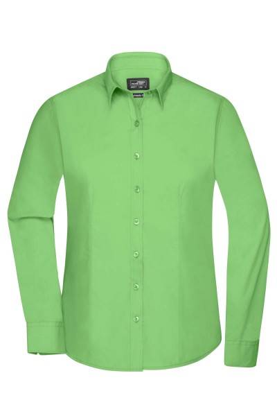 Ladies&#039; Shirt Longsleeve Poplin JN677, lime-green