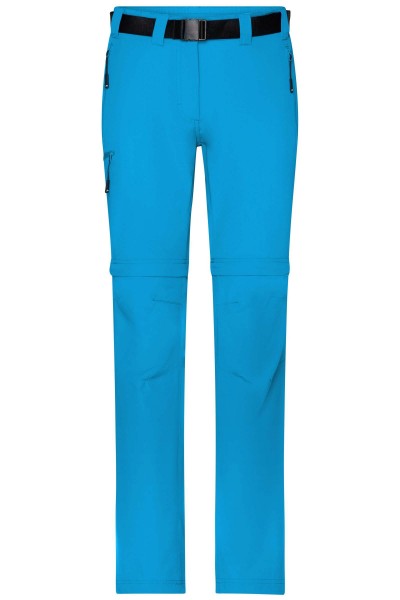 Ladies&#039; Zip-Off Trekking Pants JN1201, bright-blue