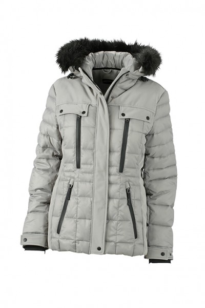 Ladies&#039; Wintersport Jacket, Jacken, silver/black