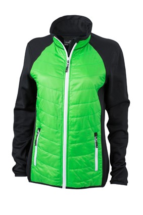 Ladies&#039; Hybrid Jacket, Jacken, black/green/white