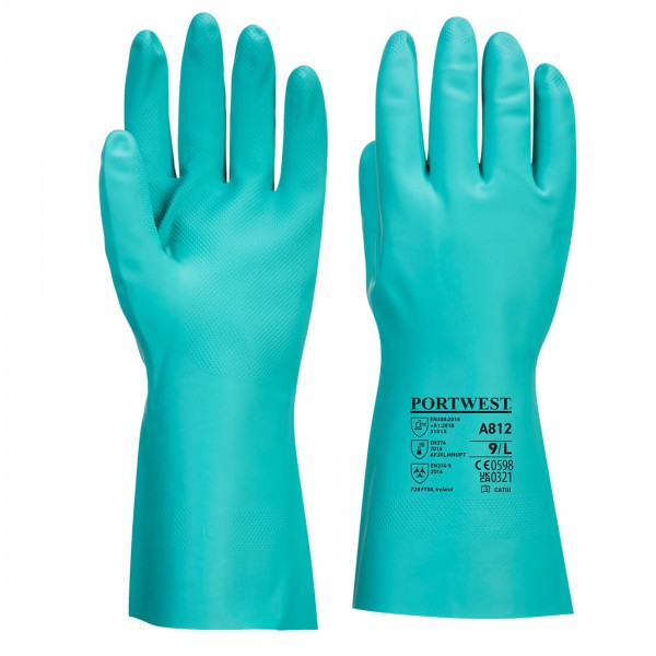 Nitrosafe Plus Chemikalienschutz Handschuh, A812, Grün