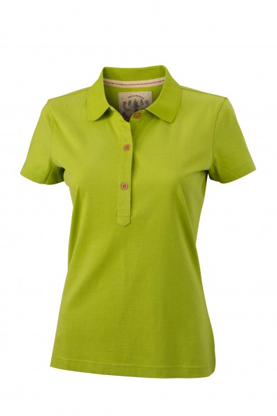 Ladies&#039; Vintage Polo, Polos, lime-green