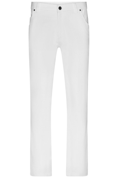 Men&#039;s 5-Pocket-Stretch-Pants, white