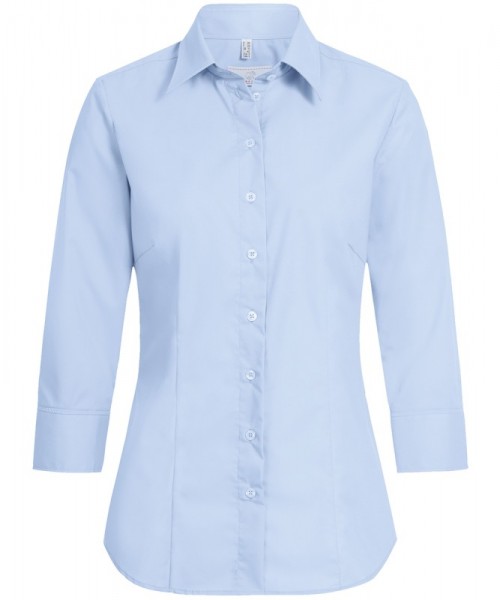 Damen-Bluse 3/4 RF Basic, bleu