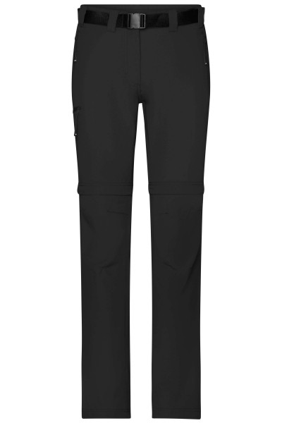 Ladies&#039; Zip-Off Trekking Pants JN1201, black